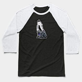 Howling At the Moon Baseball T-Shirt